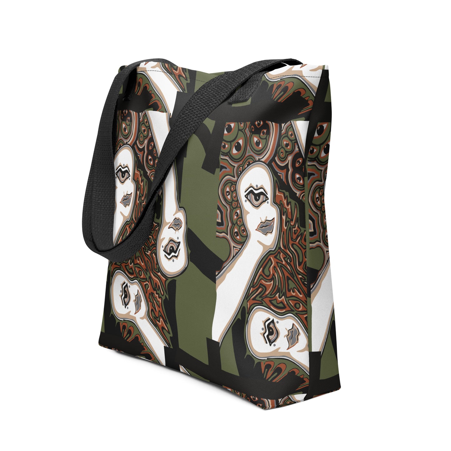 Face of Injustice CAMOUFLAGE Tote bag