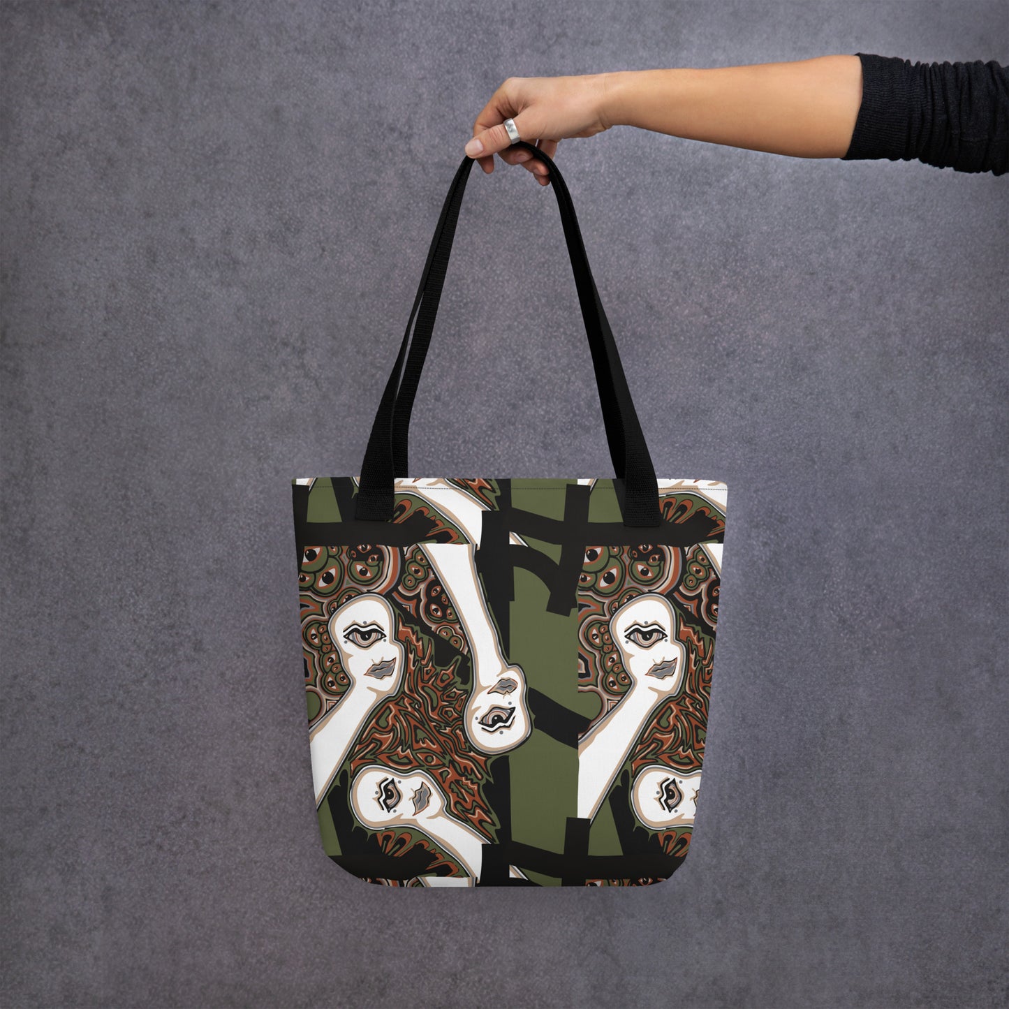 Face of Injustice CAMOUFLAGE Tote bag